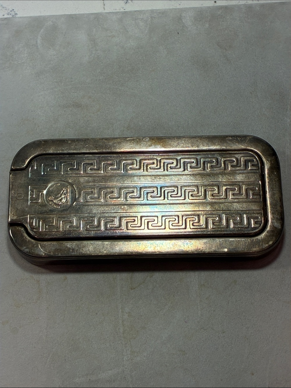Silver Plated Geometric Complete Razor Set & Box Rolls Razor England Circa 1927 - Picture 2 of 16